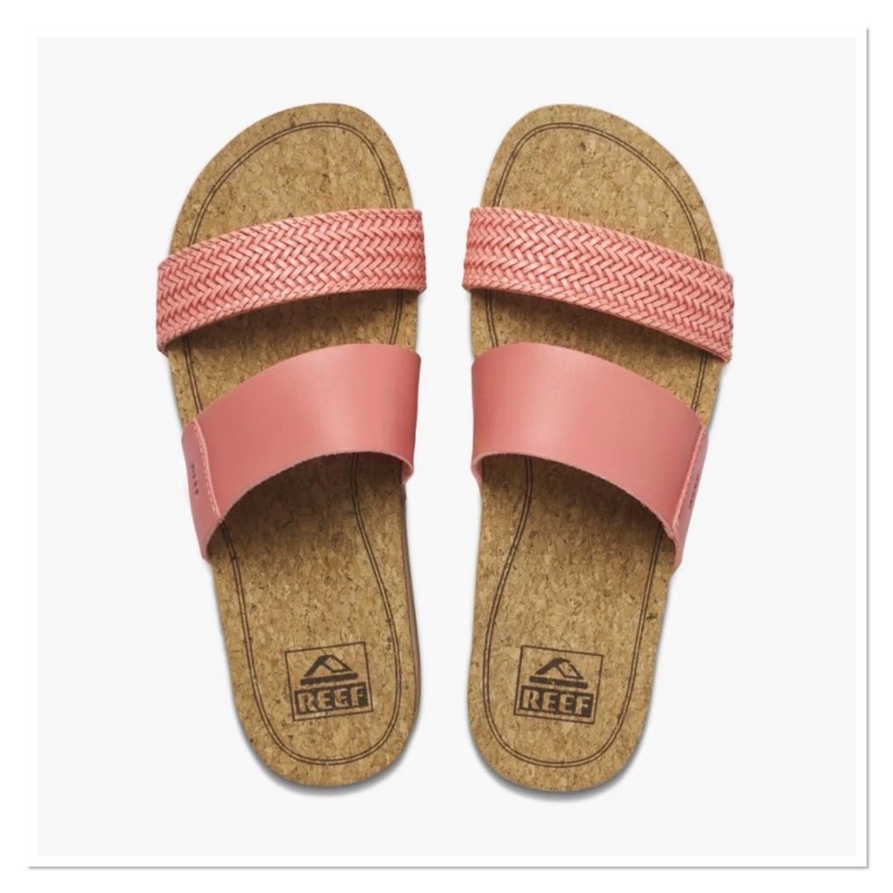 REEF 'Cushion Vista Hi' Pink Sandals